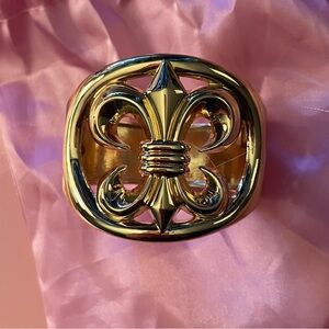 Fleur de Lis cuff bracelet